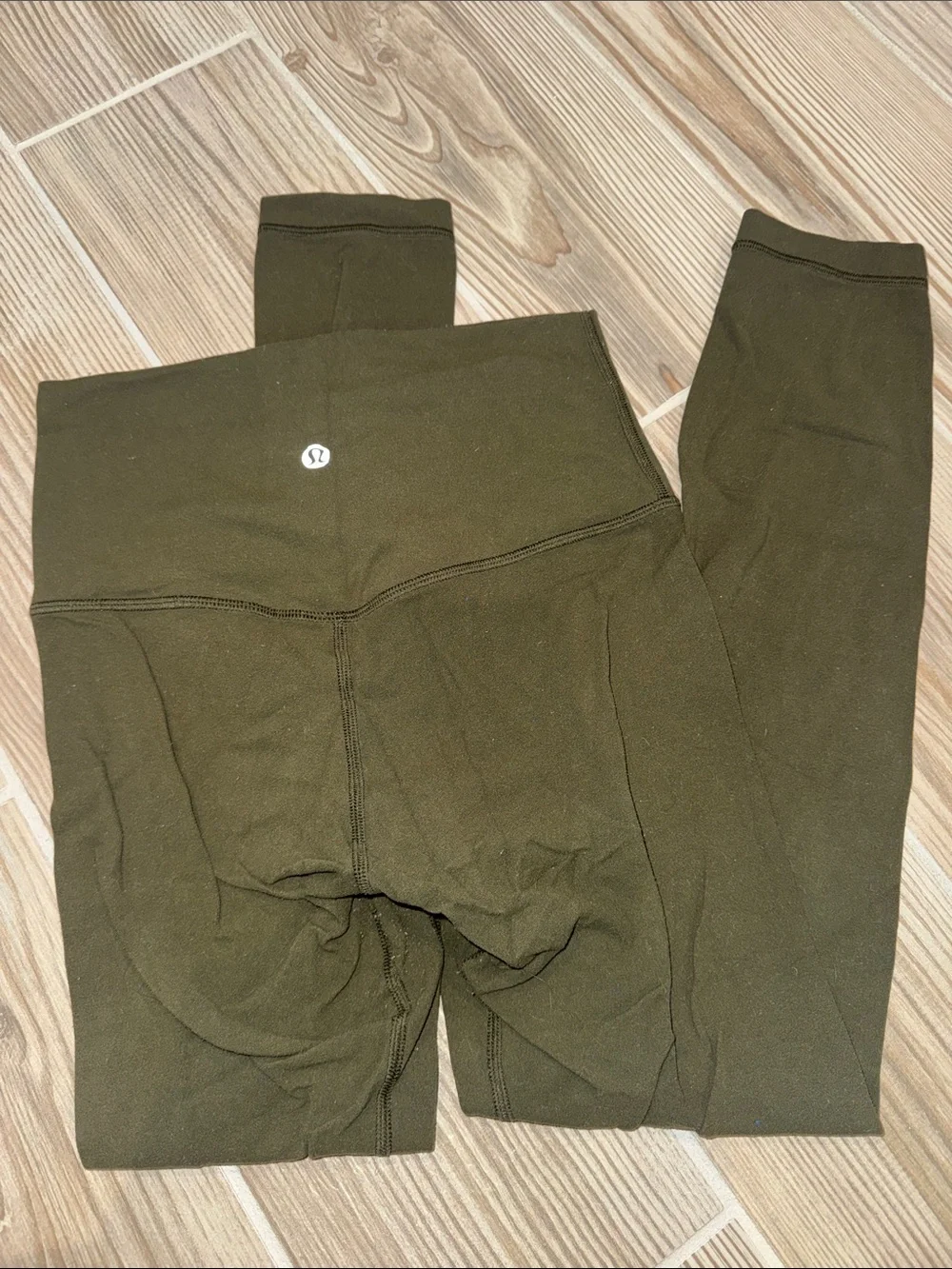 Olive green lululemon align leggings